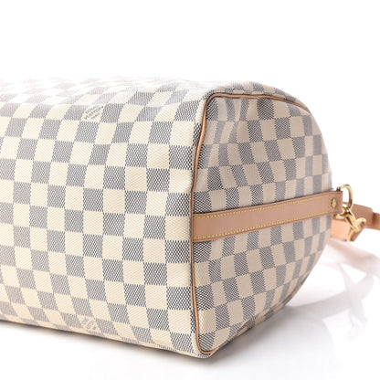 Louis Vuitton Damier Azur Speedy Bandouliere 35 6 of 9