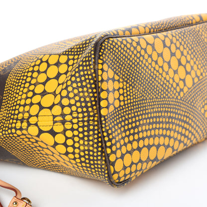 Louis Vuitton Monogram Kusama Waves Neverfull MM Yellow 13 of 14