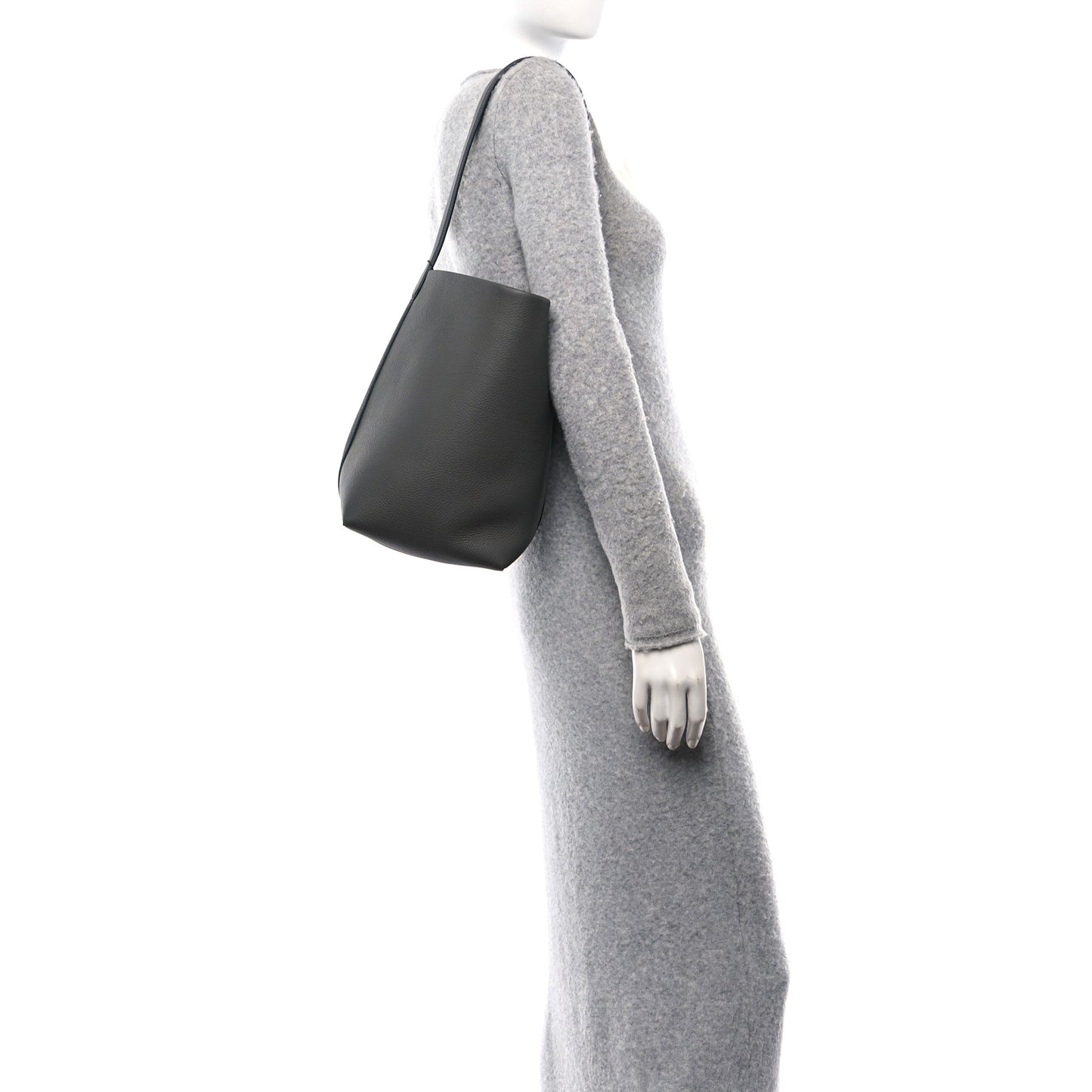 Grained Calfskin Medium N/S Park Tote Timouse Grey