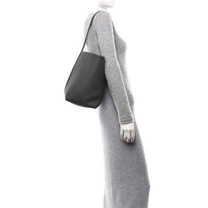 The Row Grained Calfskin Medium N/S Park Tote Timouse Grey 2 of 10