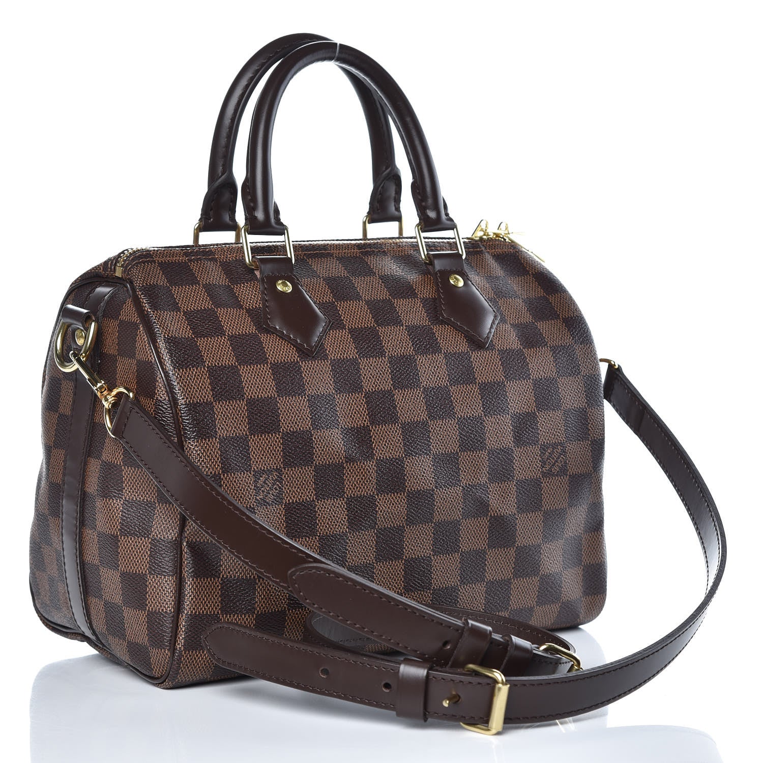 Louis Vuitton Damier Ebene Speedy Bandouliere 25 3 of 10
