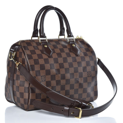 Louis Vuitton Damier Ebene Speedy Bandouliere 25 3 of 10