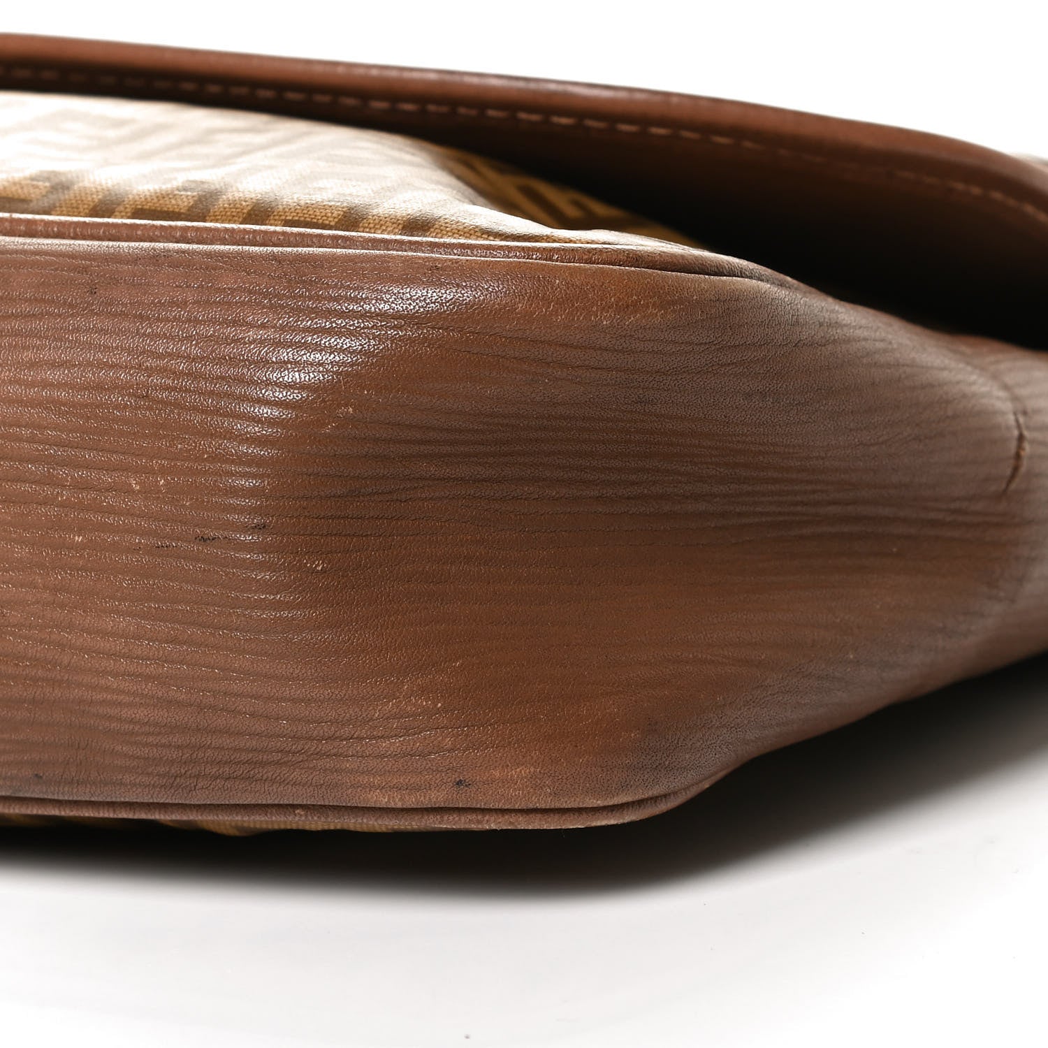 Fendi Zucchino Spalmati Messenger Bag Brown 10 of 11