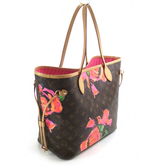 Monogram Roses Neverfull MM