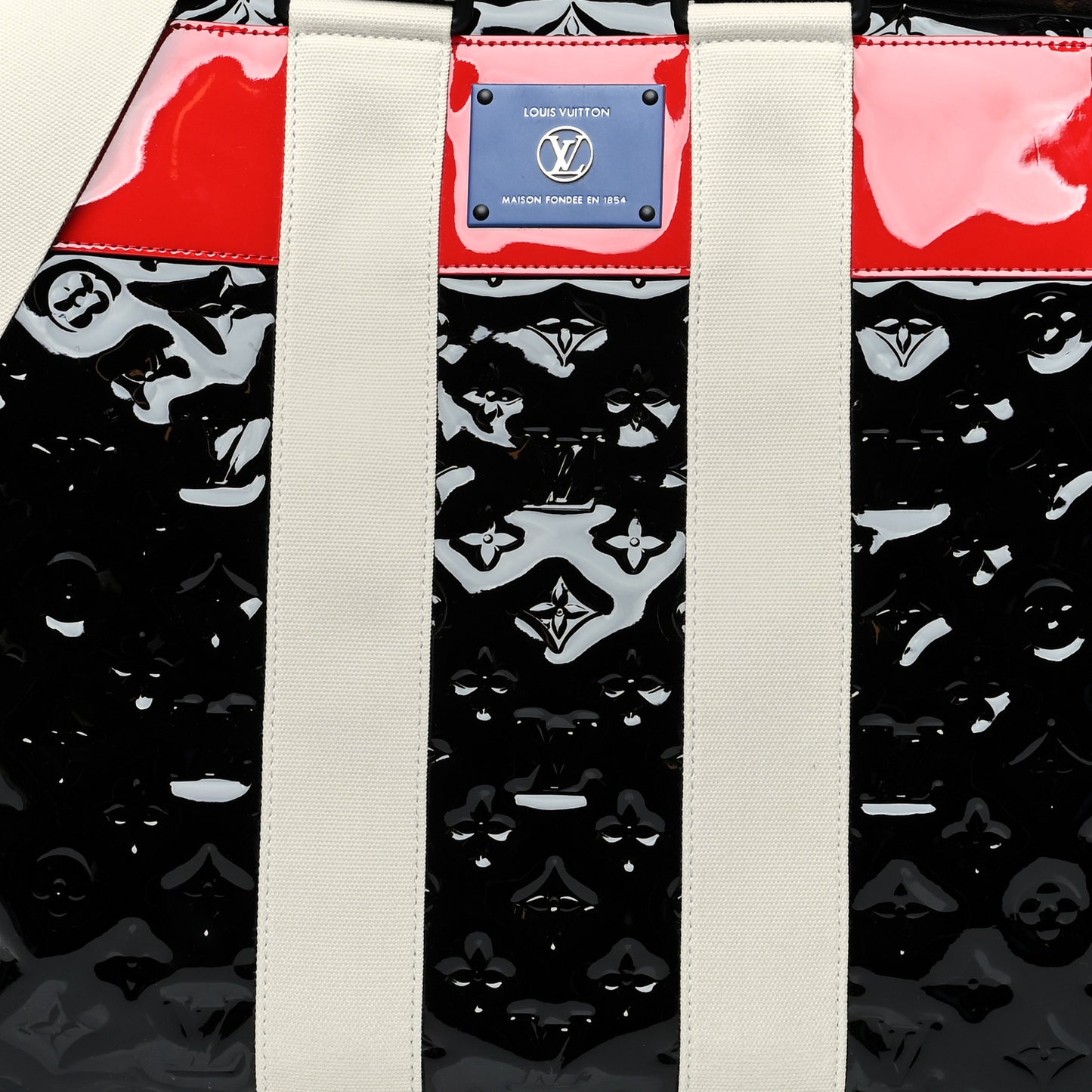 Patent Embossed Monogram Carry All GM Black