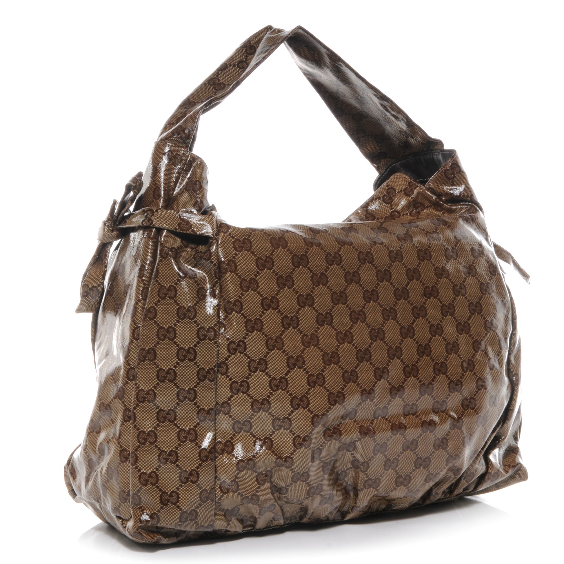 Gucci Crystal GG Medium Hysteria Tote Brown 3 of 8