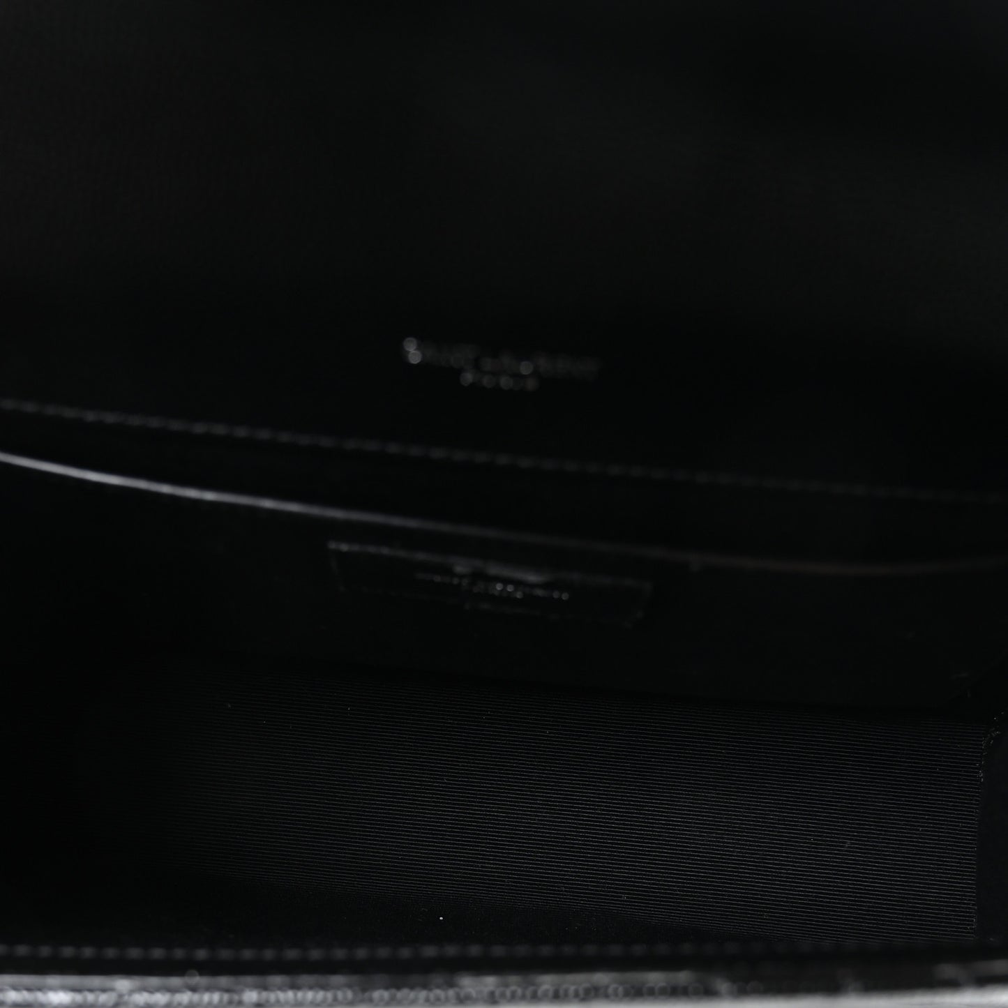 Grain De Poudre Textured Mixed Matelasse Triquilt Medium Monogram Satchel Black