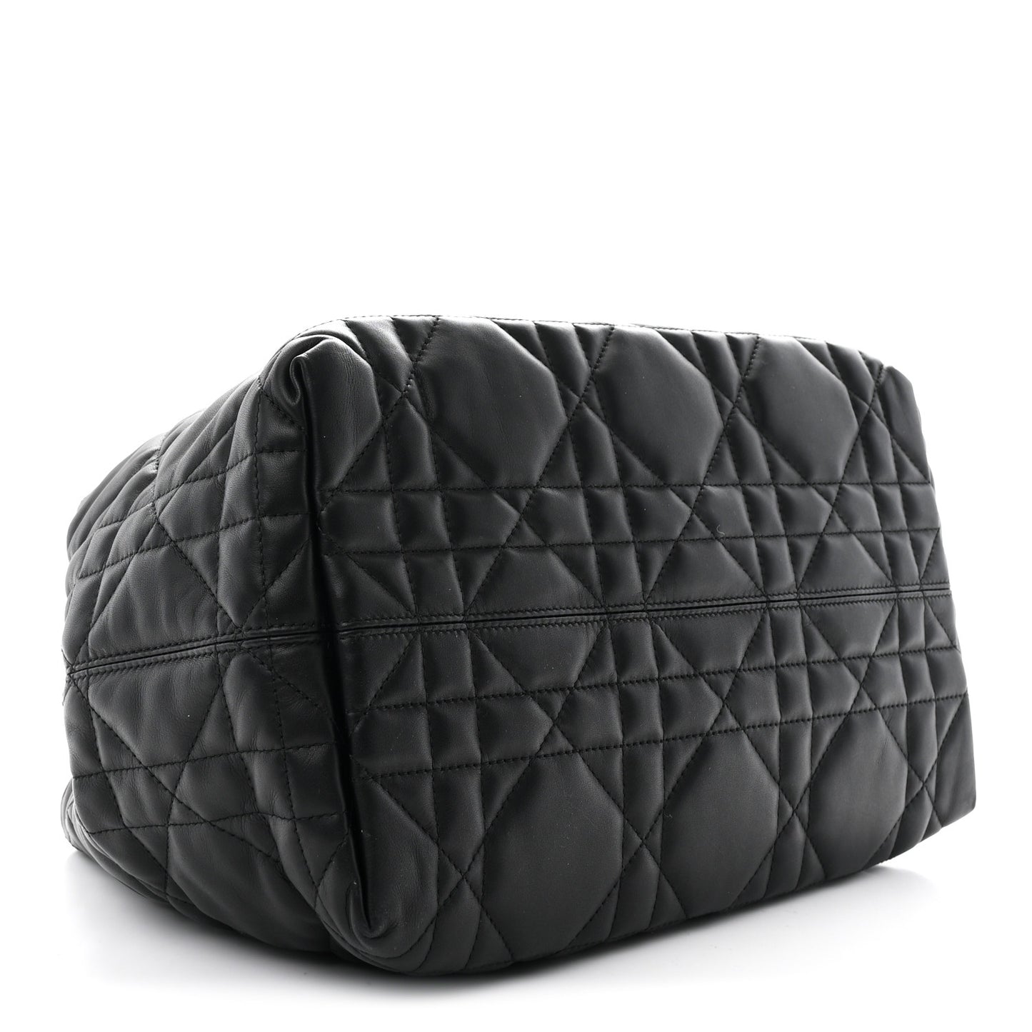 Calfskin Macrocannage Medium Toujours Black