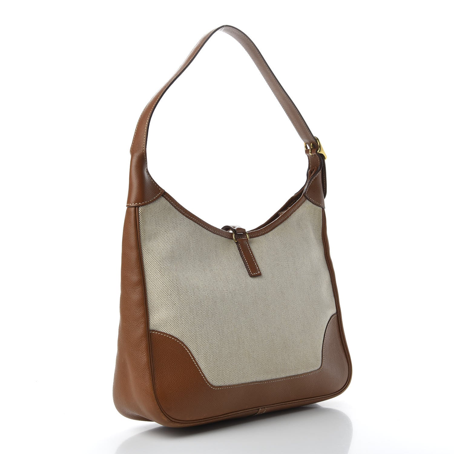 Hermes Toile Courchevel Trim II 31 Gold 3 of 9
