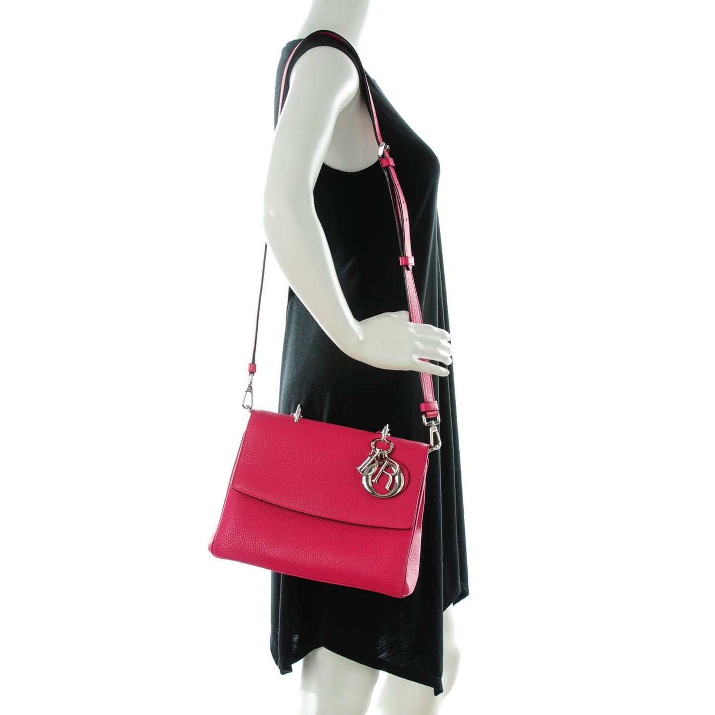 Bullcalf Small Be Dior Flap Fraise Tangerine