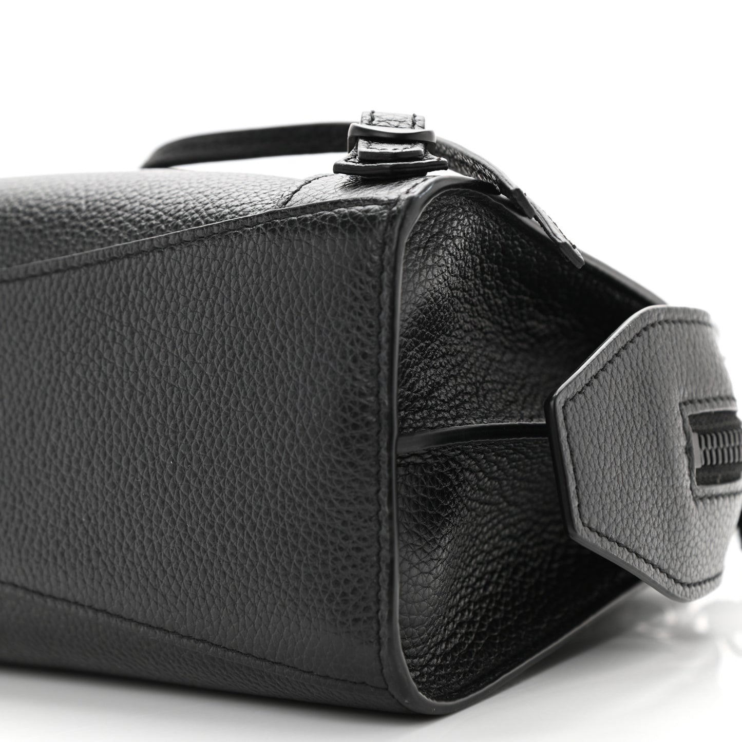 Grained Calfskin Neo Classic Black Hardware Mini City Black