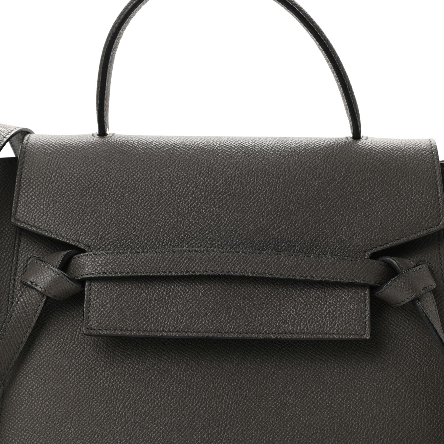 Celine Grained Calfskin Micro Belt Bag Grey 8 of 10