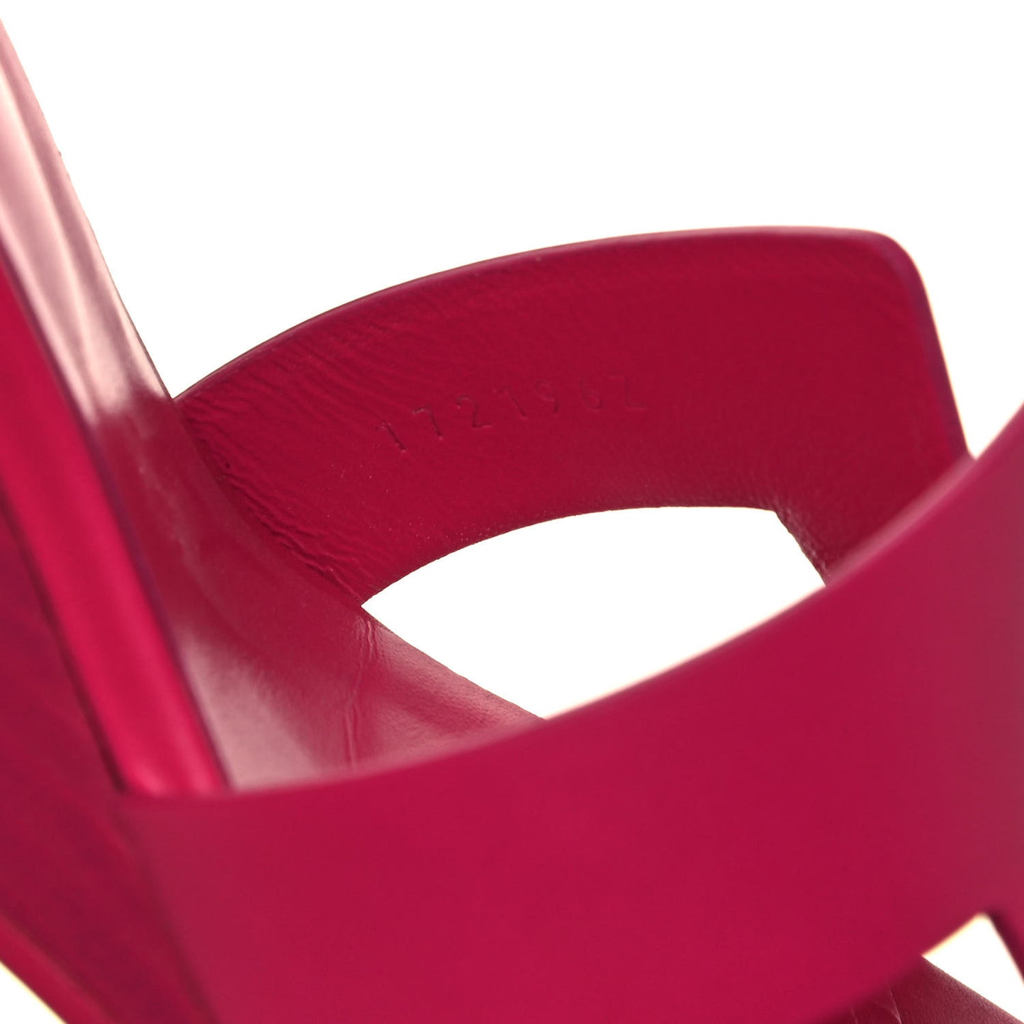 Calfskin Legend Wedge Sandals 40 Pink
