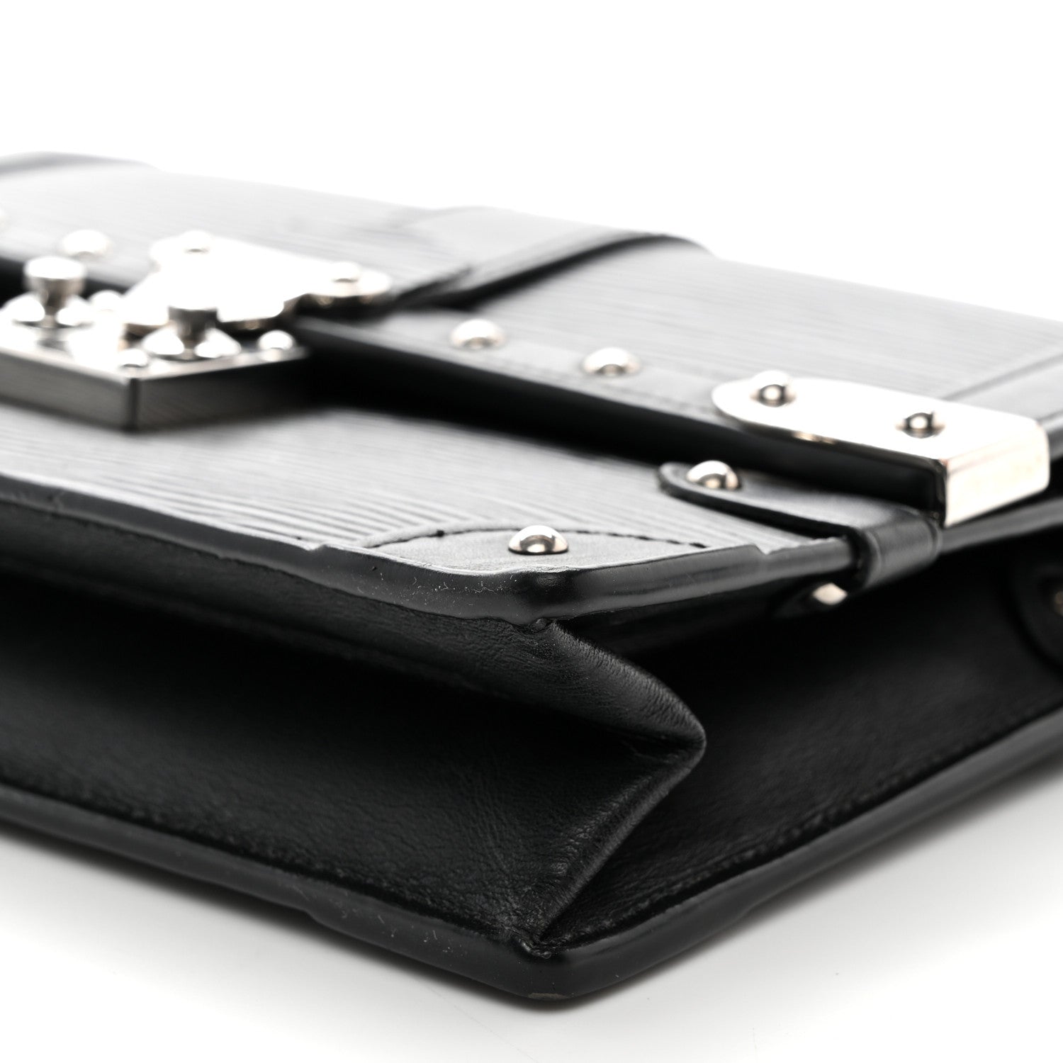 Louis Vuitton Epi Trunk Chain Wallet Black 9 of 11