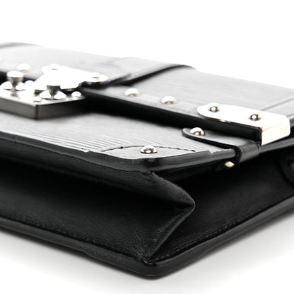 Louis Vuitton Epi Trunk Chain Wallet Black 9 of 11