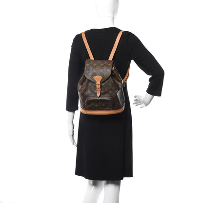 Louis Vuitton Monogram Montsouris MM Backpack 2 of 9