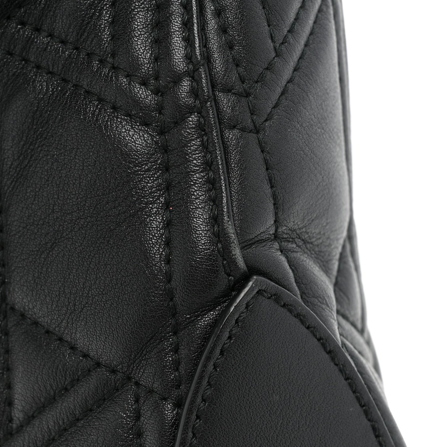Calfskin Web Quilted Medium Dionysus Hobo Black