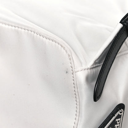 Prada Nylon New Vela Studded Backpack White Fuoco 10 of 11
