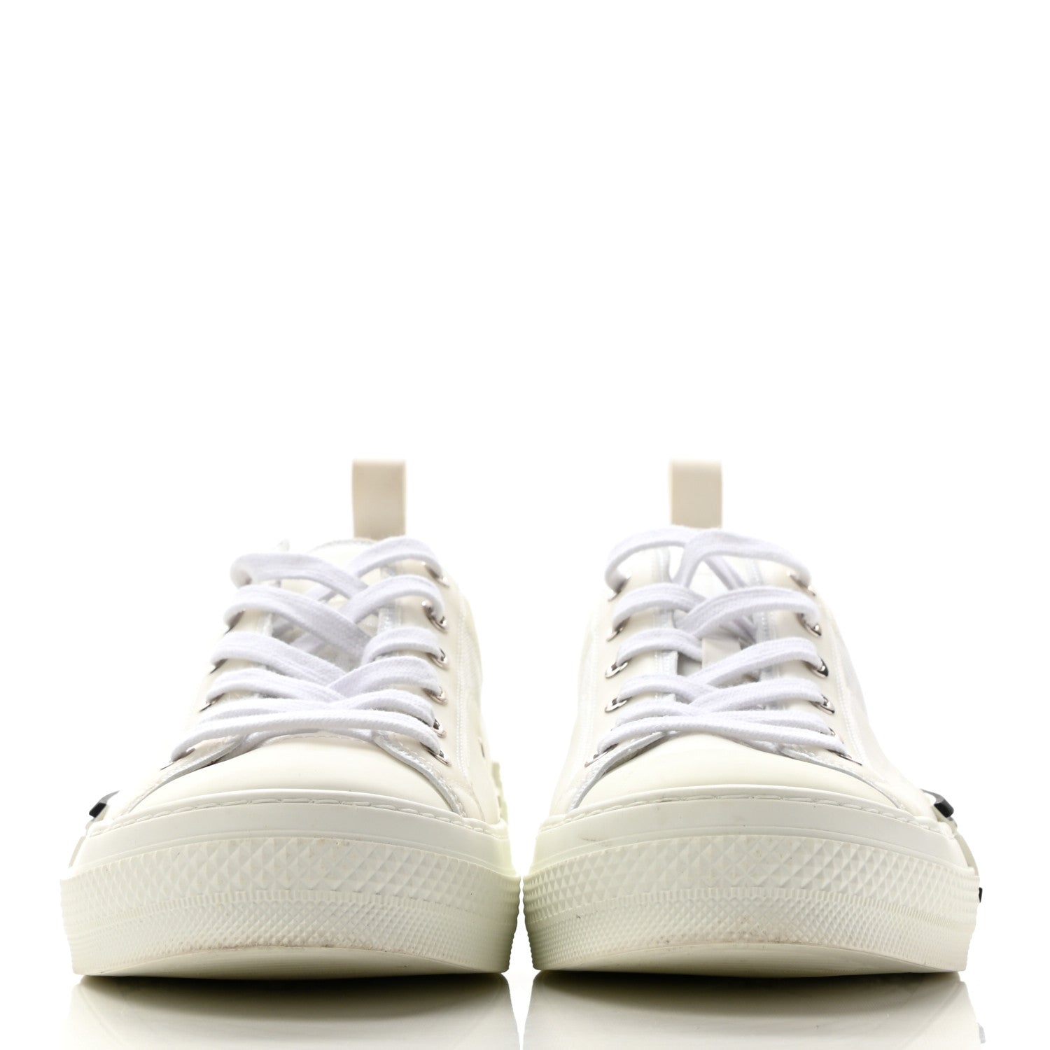 Christian Dior Canvas Oblique Walk'N'Dior Low Top Sneakers 42 White 2 of 11