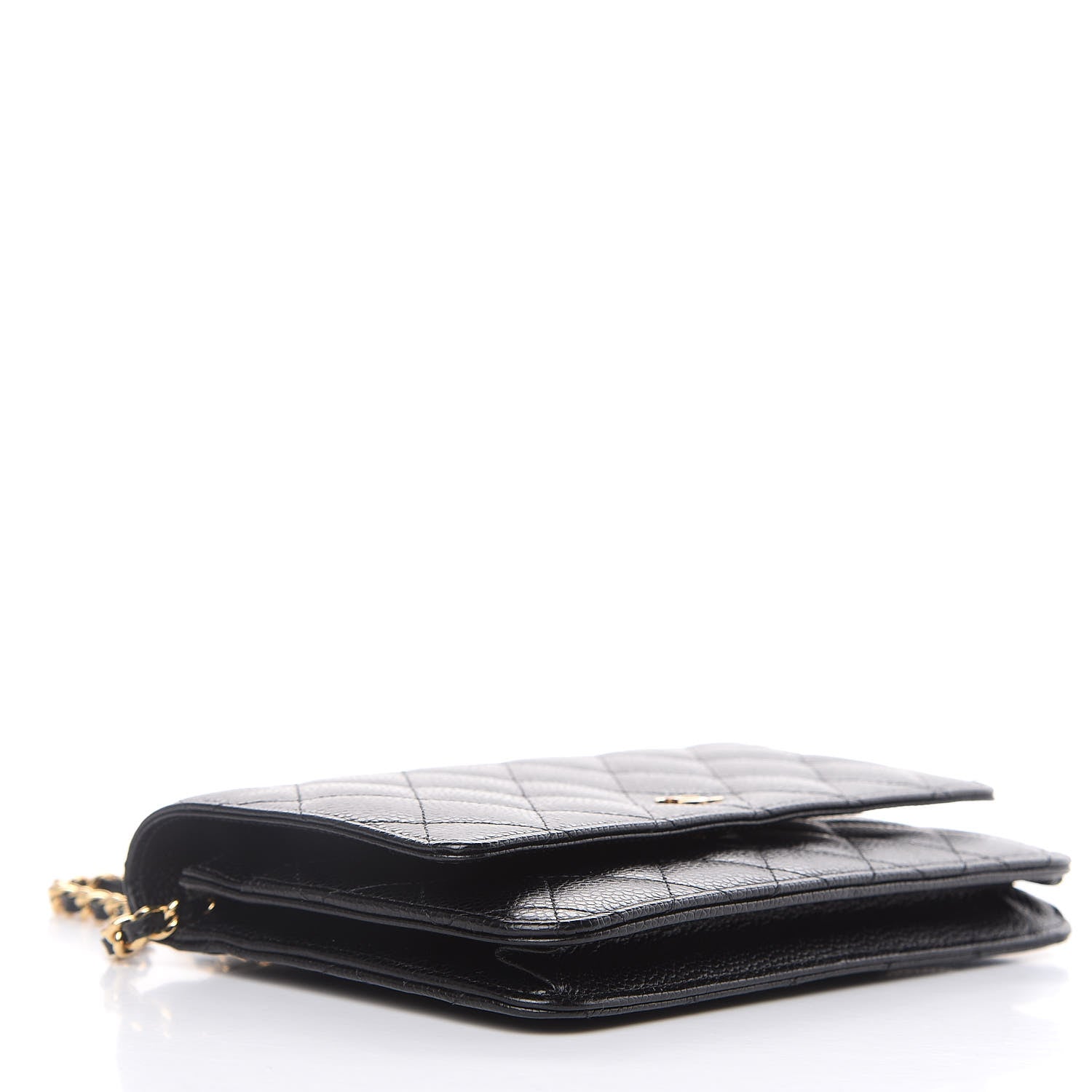 Chanel Caviar Quilted Wallet On Chain WOC Black 4 of 12