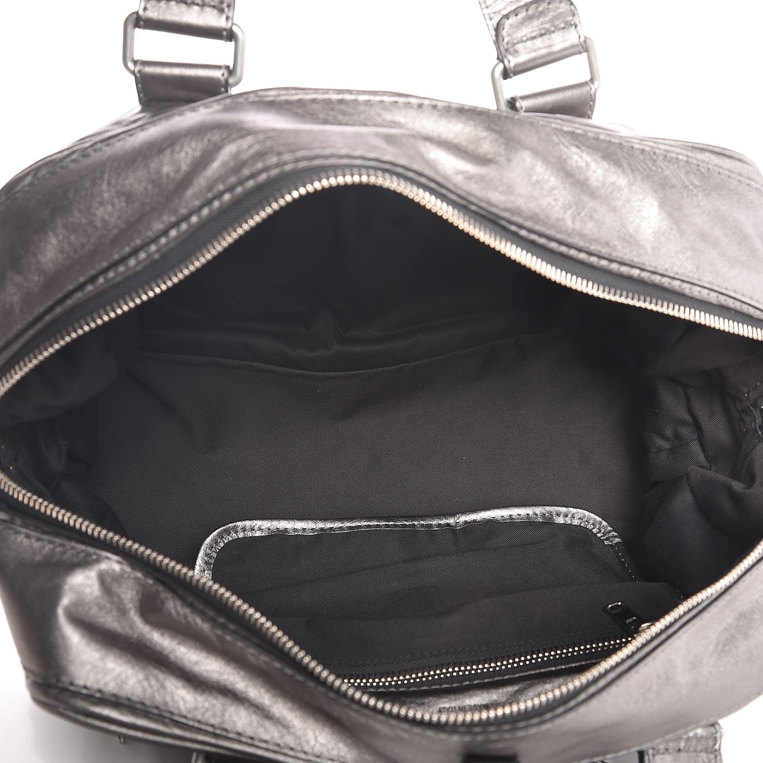 Chloe Metallic Calfskin Large Betty Shoulder Bag Charbon 5 of 7