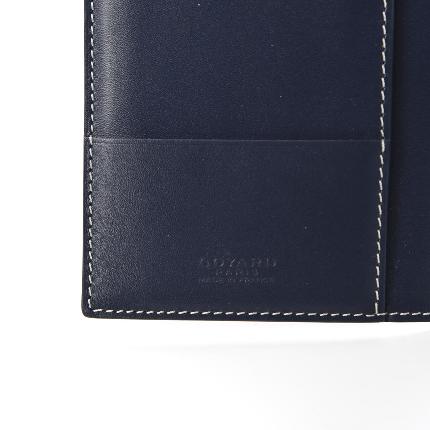 Goyard Goyardine Passport Wallet Navy 7 of 8
