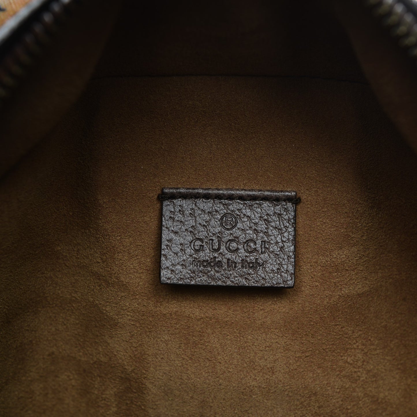 GG Supreme Monogram Bengal Web Day Backpack Beige Yard