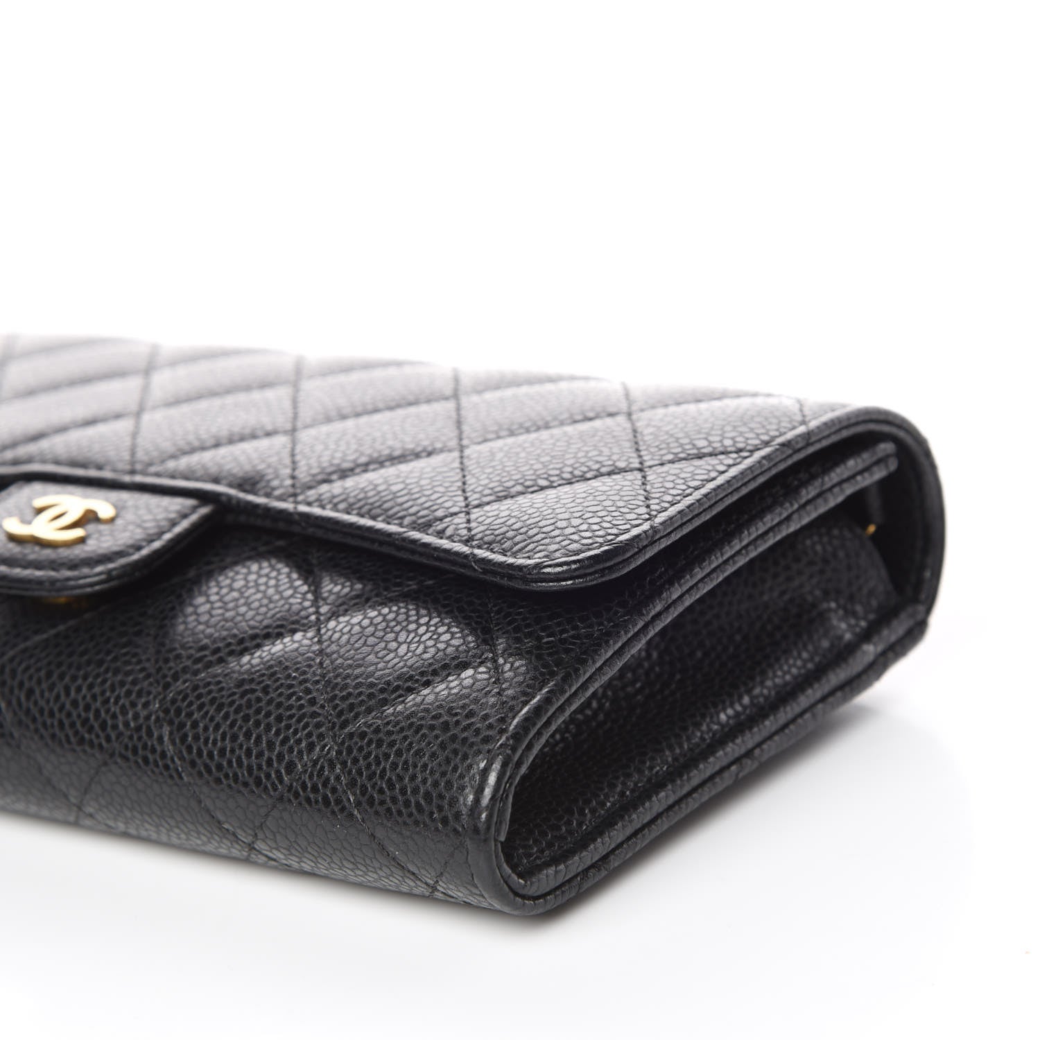Chanel Caviar Quilted Wallet on Removable Chain Black 10 of 12