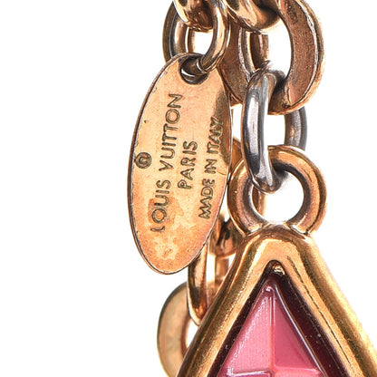 Louis Vuitton Metal Resin Mosaique Bag Charm Rouge Fauviste 5 of 5