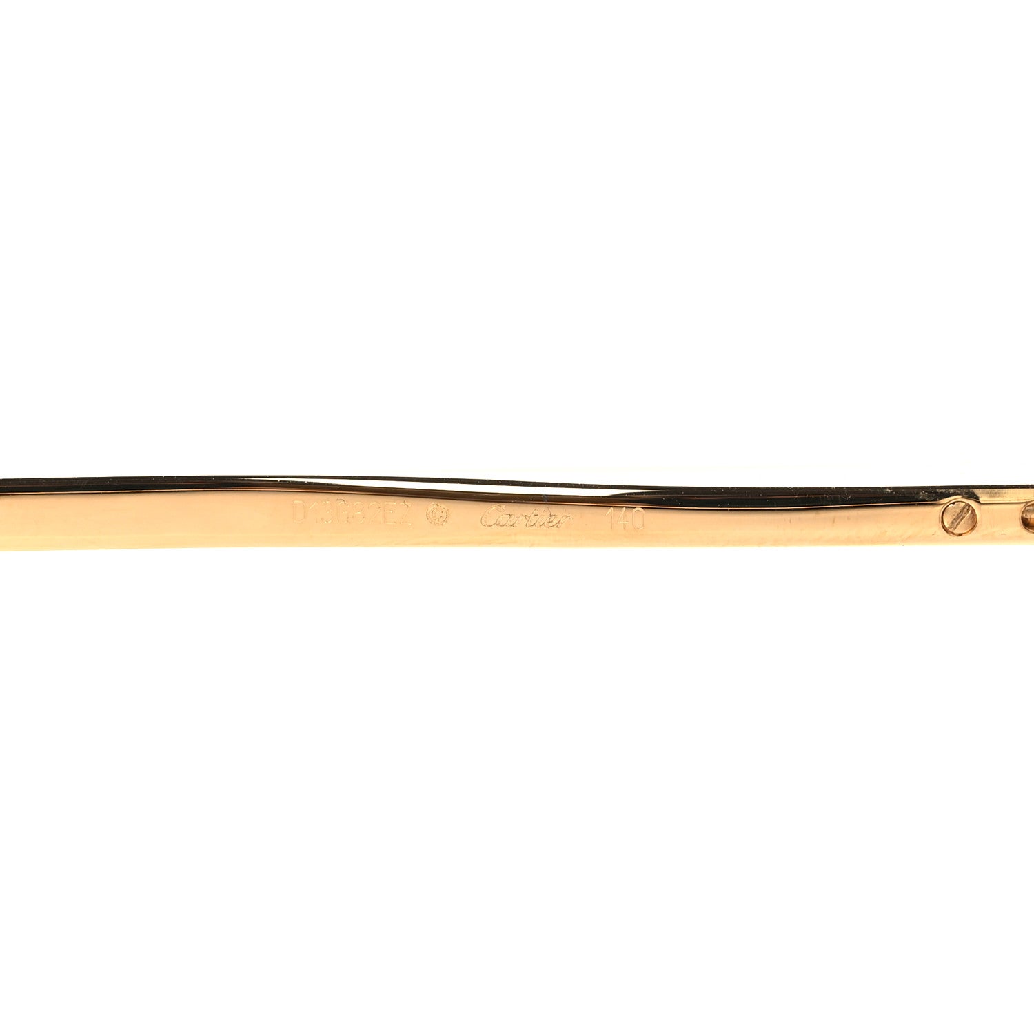 Cartier Metal Rimless CT0035RS Sunglasses Gold 5 of 7