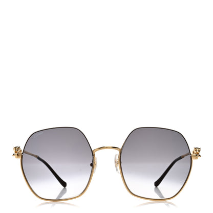 Cartier Panthere De Cartier Sunglasses CT0267S Gold Black 2 of 7