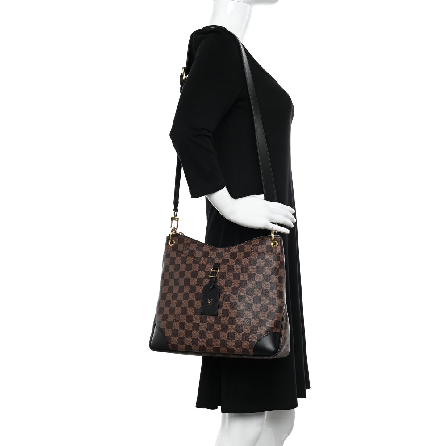 Damier Ebene Odeon MM Black