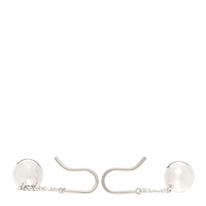 Tiffany Sterling Silver 10mm HardWear Ball Drop Earrings 3 of 4