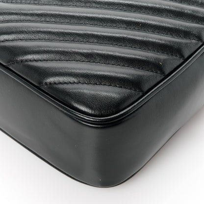 Saint Laurent Calfskin Matelasse Monogram Lou Camera Bag Black 10 of 10