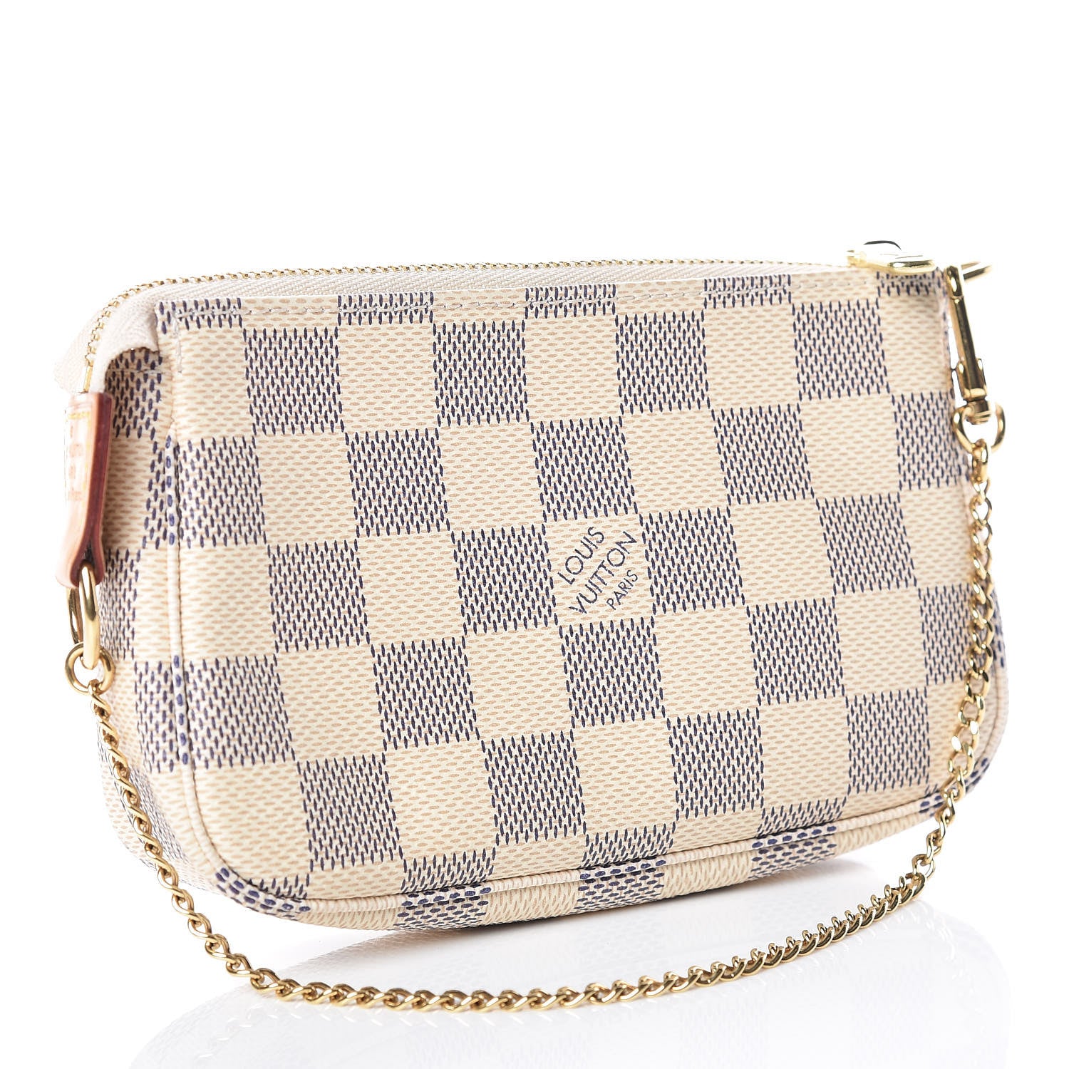 Louis Vuitton Damier Azur Mini Pochette Accessories 3 of 9
