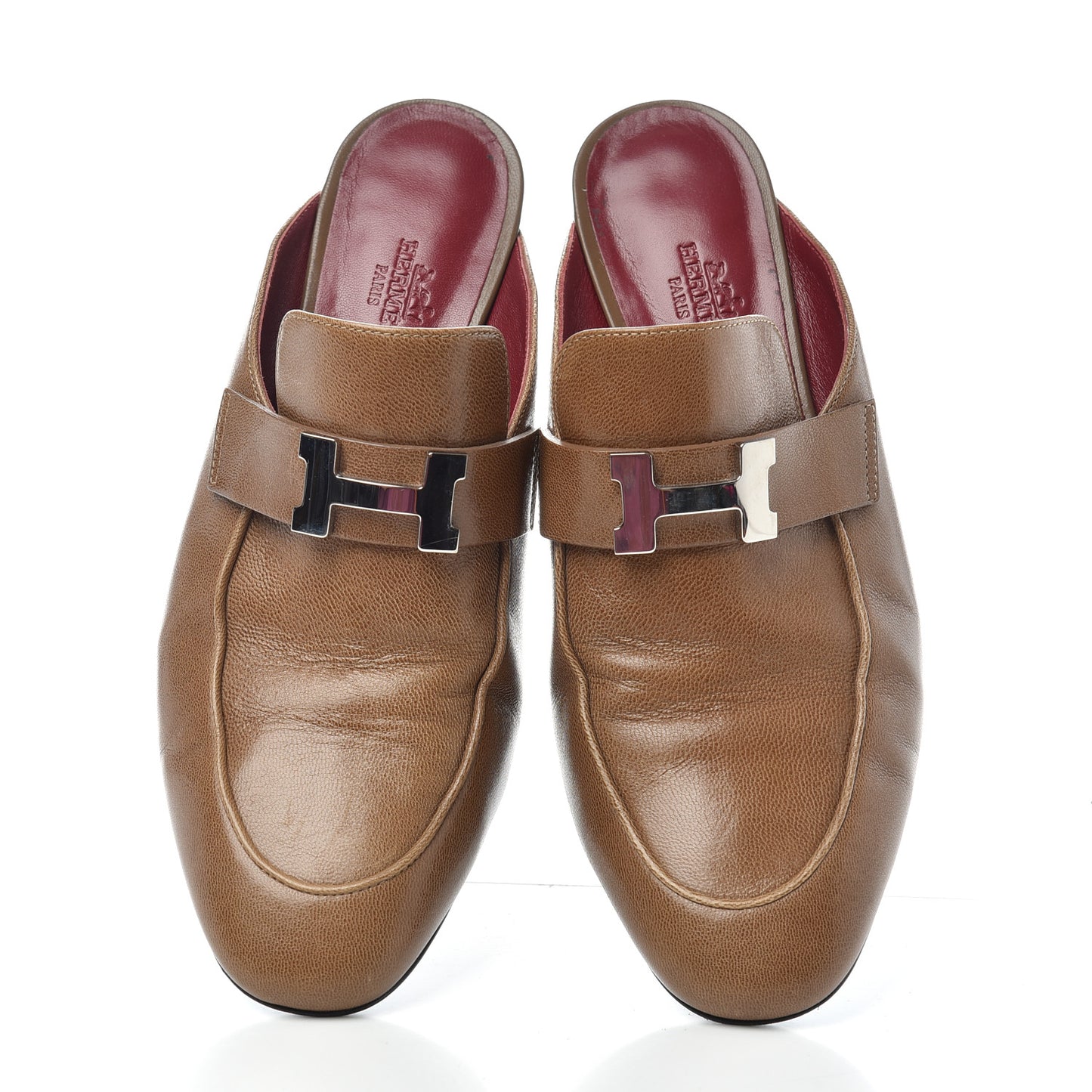 Goatskin Paradis Mules 38 Taupe