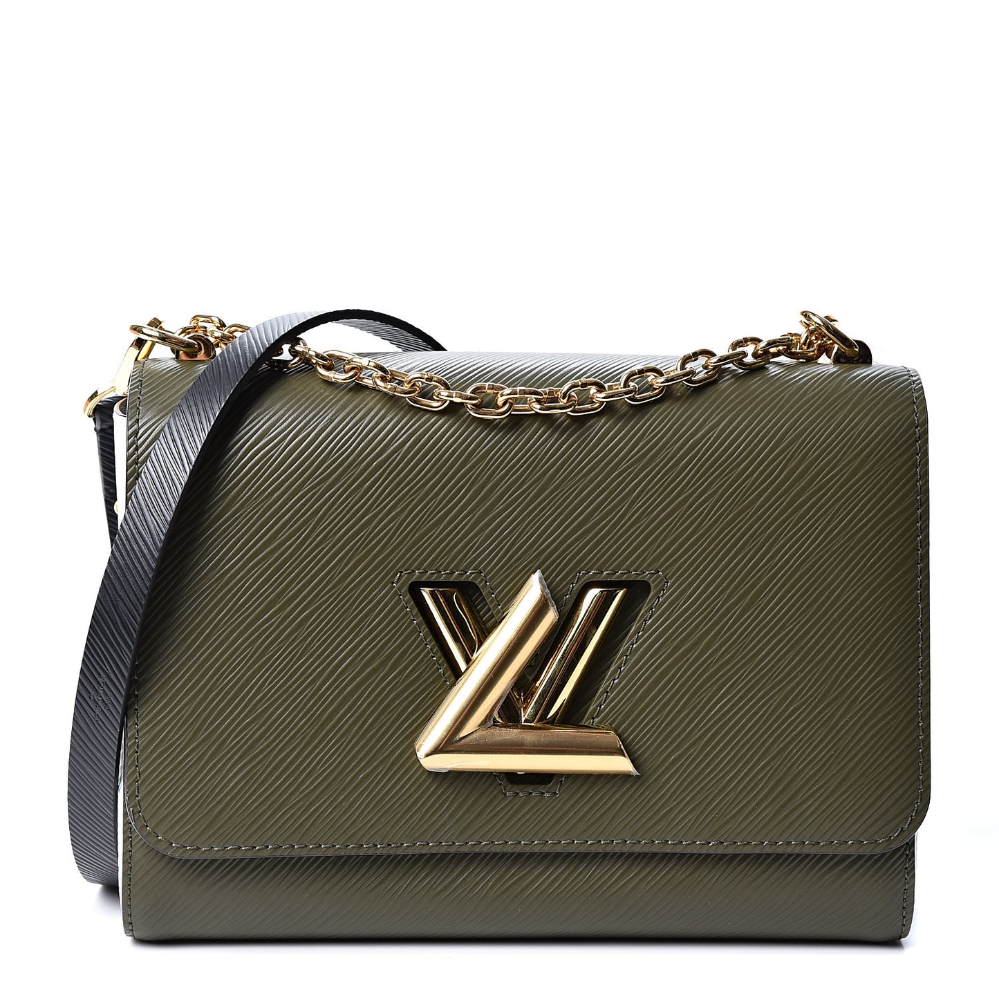 Epi Twist Shoulder Bag MM Kaki