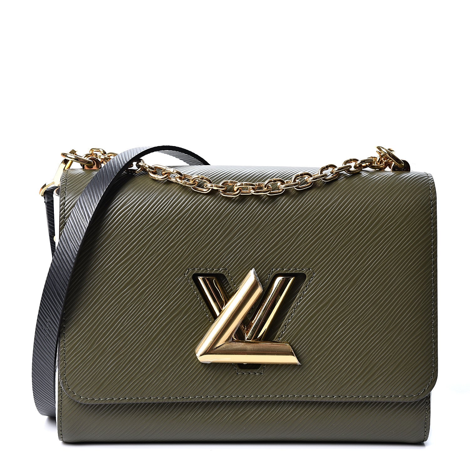 Louis Vuitton Epi Twist Shoulder Bag MM Kaki 1 of 10