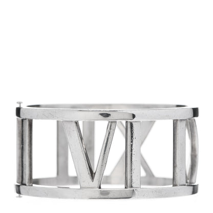 Tiffany Sterling Silver Wide Atlas Hinged Bangle Bracelet 3 of 7