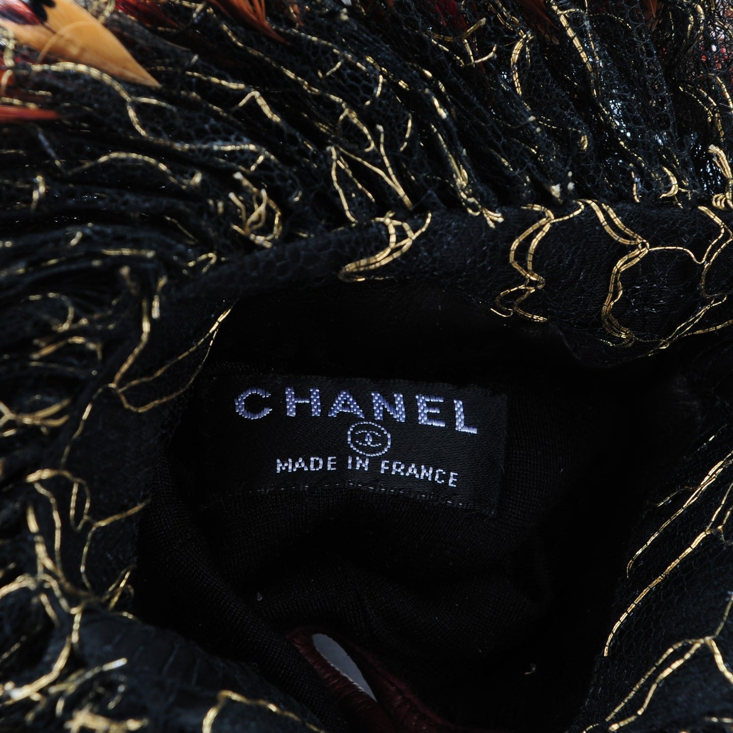Lambskin Feather Gloves 7.5 Bordeaux