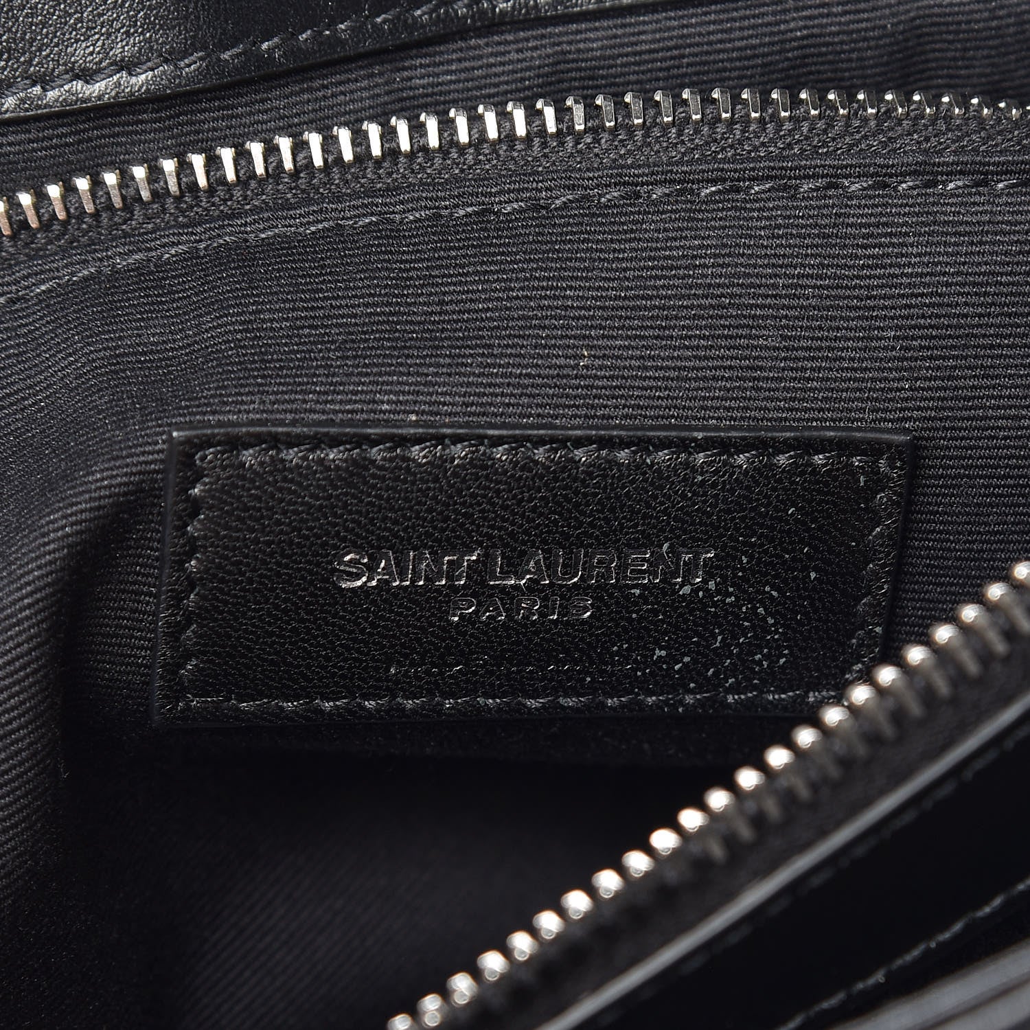 Saint Laurent Calfskin Y Quilted Monogram Large Loulou Chain Satchel Black 8 of 12