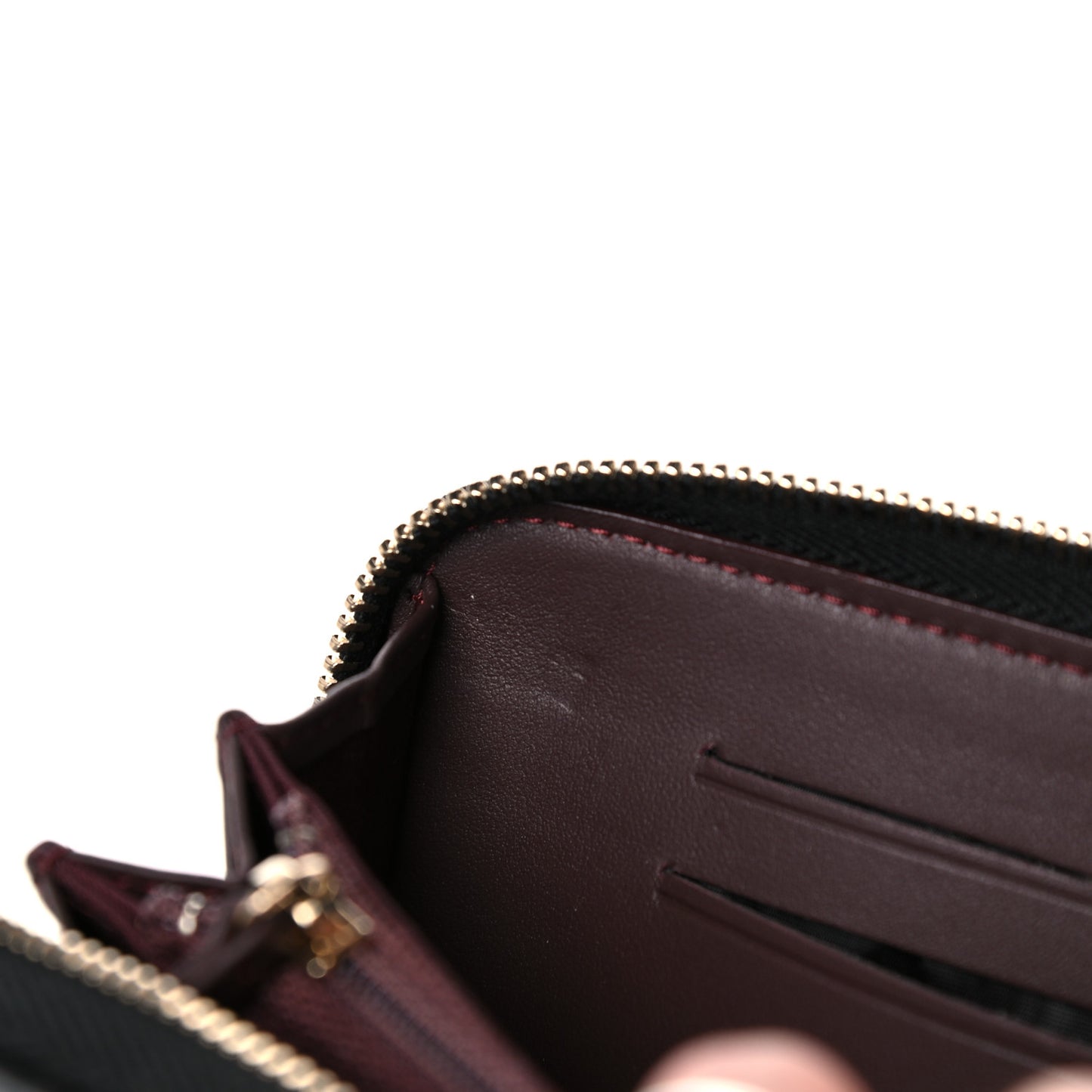 Aged Calfskin Quilted Small Lucky Charms 2.55 Reissue Zip Around Wallet Black