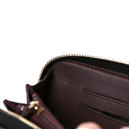 Chanel Aged Calfskin Quilted Small Lucky Charms 2.55 Reissue Zip Around Wallet Black 13 of 17