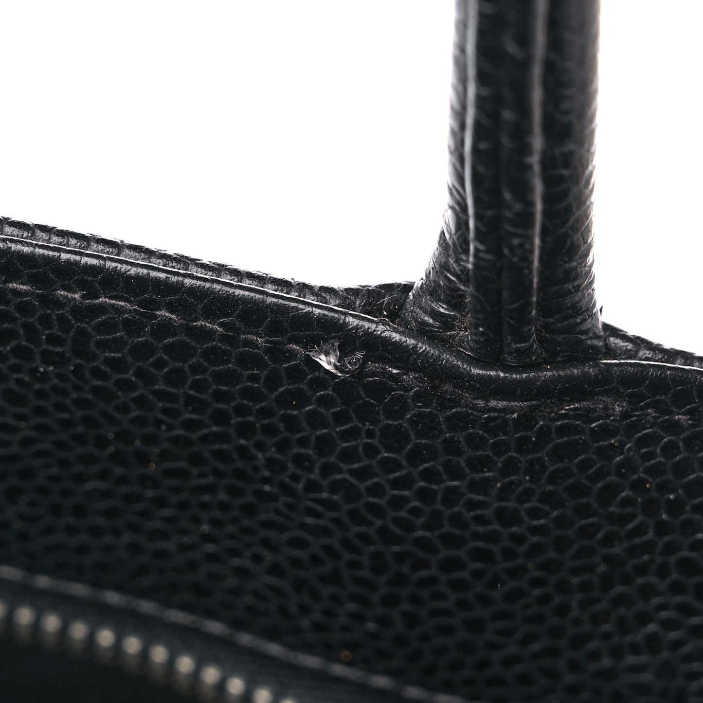 Caviar Quilted Medallion Tote Black