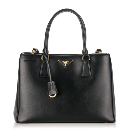 Prada Saffiano Lux Medium Tote Nero Black 1 of 8