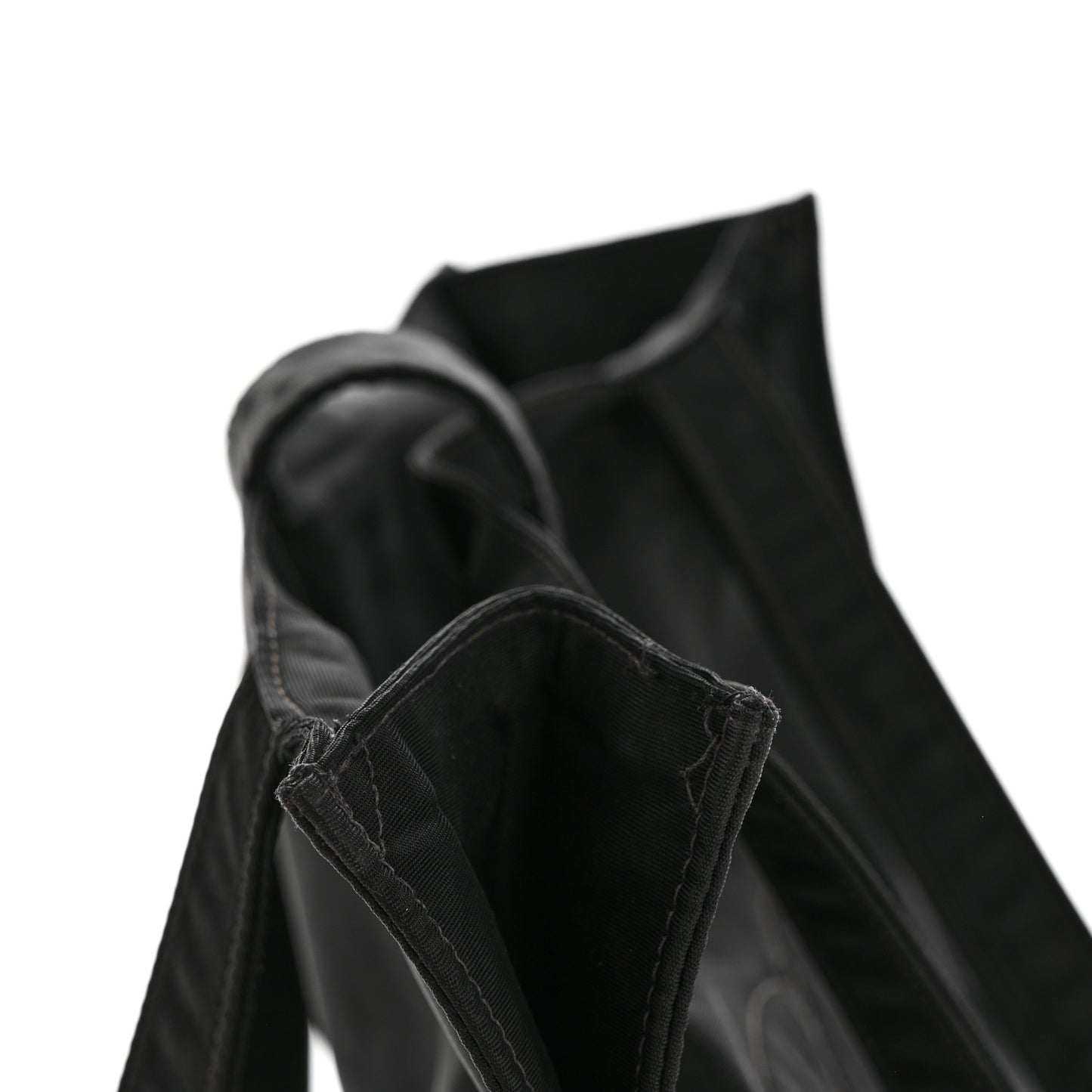 Nylon Button CC Tote Black