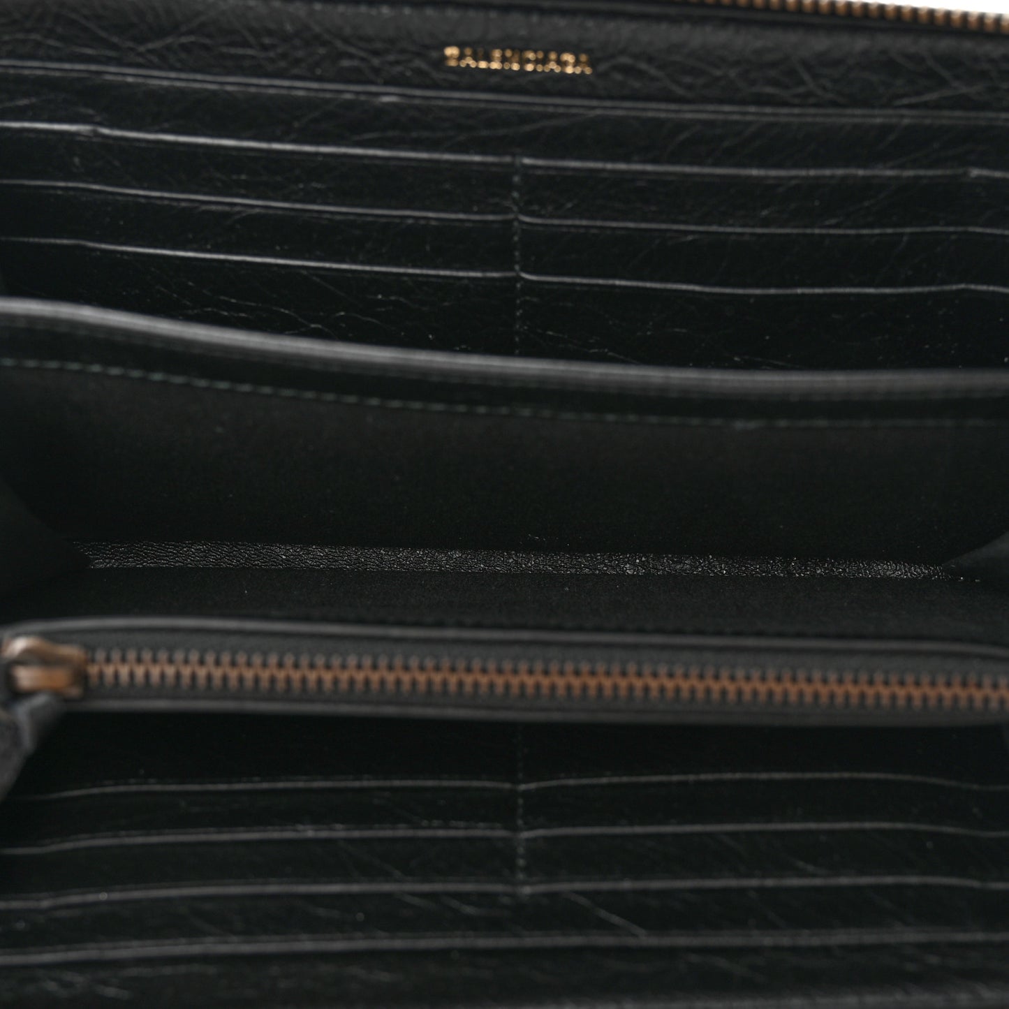 Agneau Arena Graffiti All Over Classic Hardware Continental Zip Around Wallet Black Bleu Violet