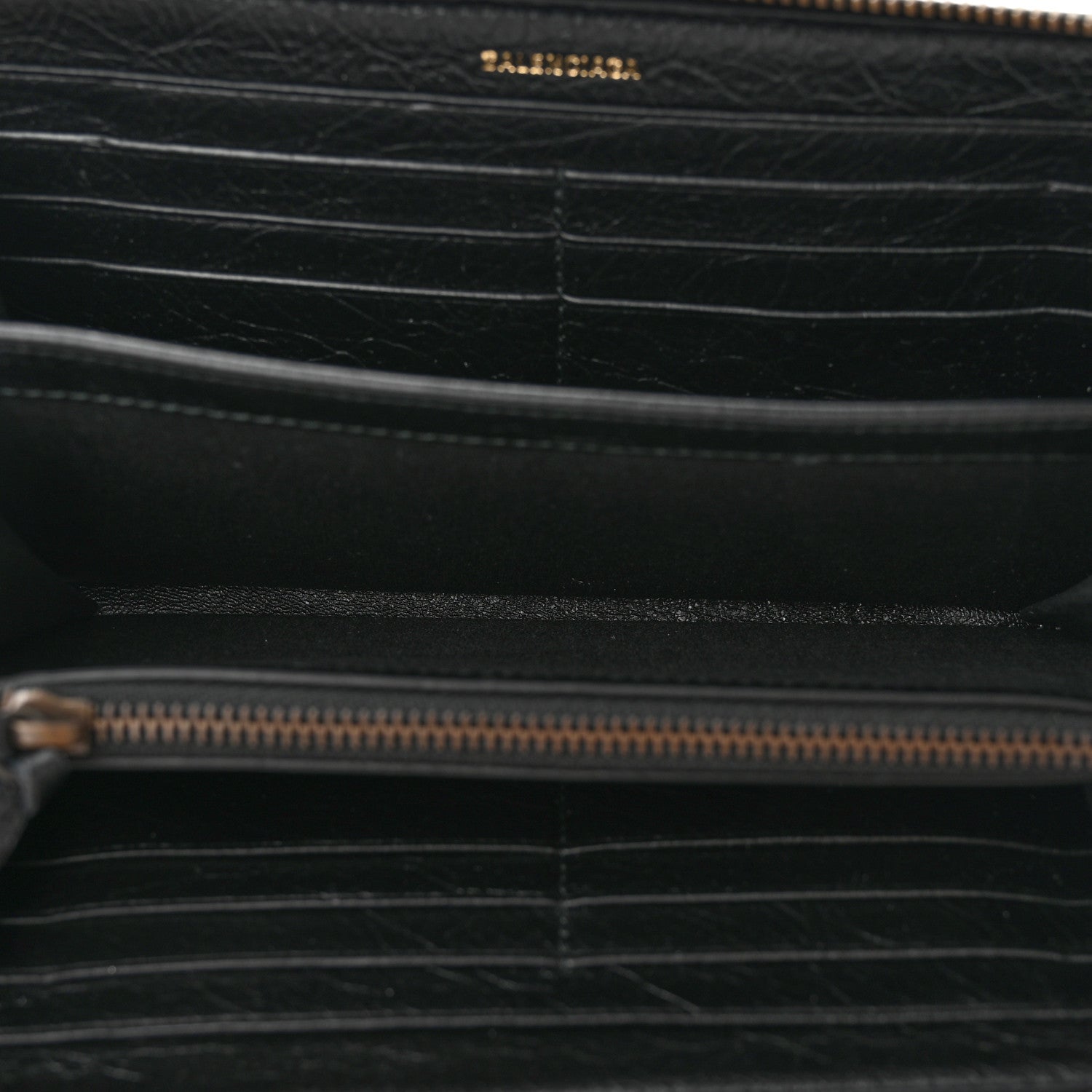 Balenciaga Agneau Arena Graffiti All Over Classic Hardware Continental Zip Around Wallet Black Bleu Violet 5 of 8