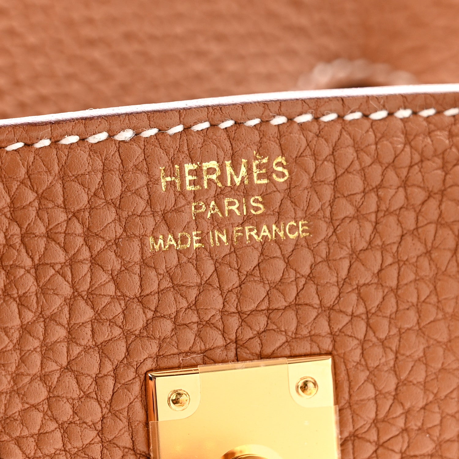 Hermes Togo Birkin 25 Gold 6 of 13