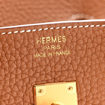 Hermes Togo Birkin 25 Gold 6 of 13